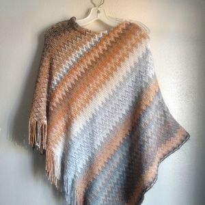 ACE fashion sweater poncho..PLUS one size...